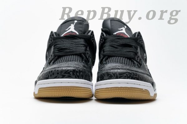 Top Version Air Jordan 4 Retro Laser Black Gum CI1184-001 - 图片 3