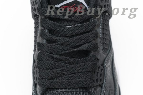 Top Version Air Jordan 4 Retro Laser Black Gum CI1184-001 - 图片 15