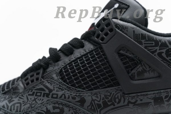 Top Version Air Jordan 4 Retro Laser Black Gum CI1184-001 - 图片 18