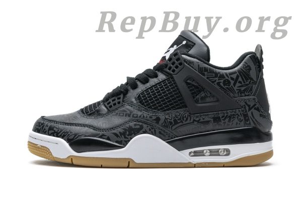 Top Version Air Jordan 4 Retro Laser Black Gum CI1184-001