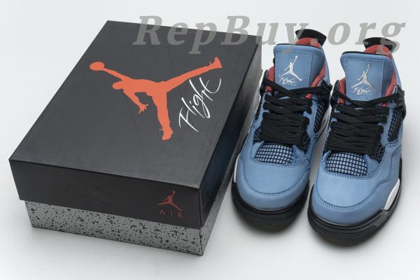 【FLASH SALE 3.8】Top Version Air Jordan 4 Retro Travis Scott Cactus Jack 308497-406 - 图片 25