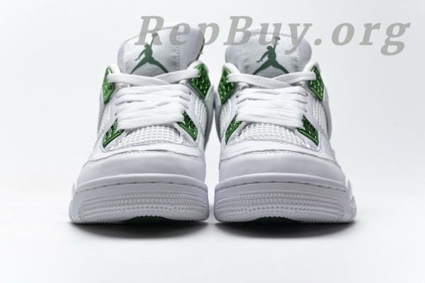Top Version Air Jordan 4 Retro Metallic Green CT8527-113 - 图片 6