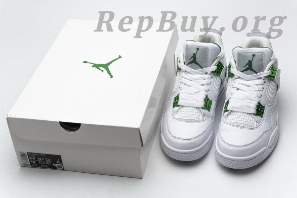 Top Version Air Jordan 4 Retro Metallic Green CT8527-113 - 图片 23