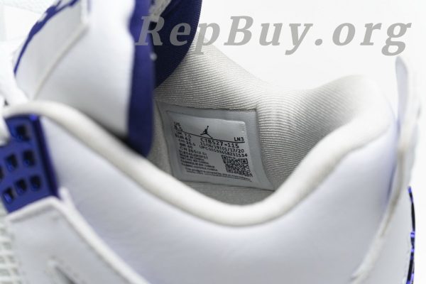 Top Version Air Jordan 4 Retro Metallic Purple CT8527-115 - 图片 7