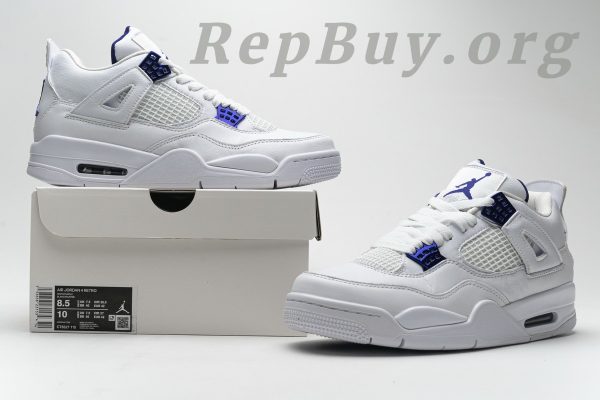 Top Version Air Jordan 4 Retro Metallic Purple CT8527-115 - 图片 25