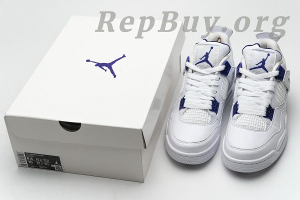Top Version Air Jordan 4 Retro Metallic Purple CT8527-115 - 图片 24