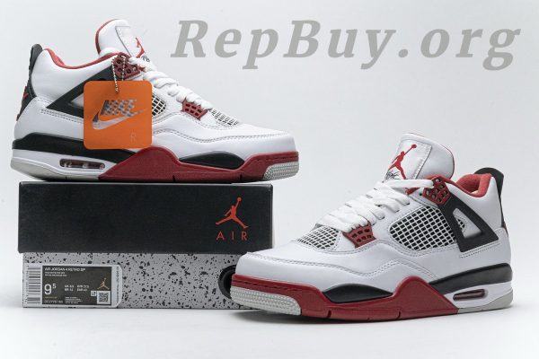Top Version Air Jordan 4 Retro Fire Red DC7770-160 - 图片 23