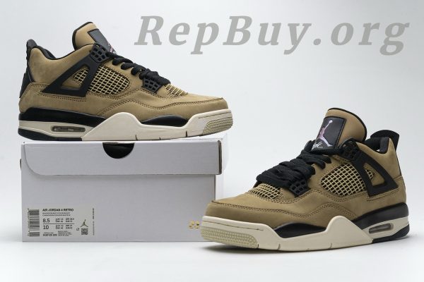 Top Version Air Jordan 4 Retro Fossil (W) AQ9129-200 - 图片 24