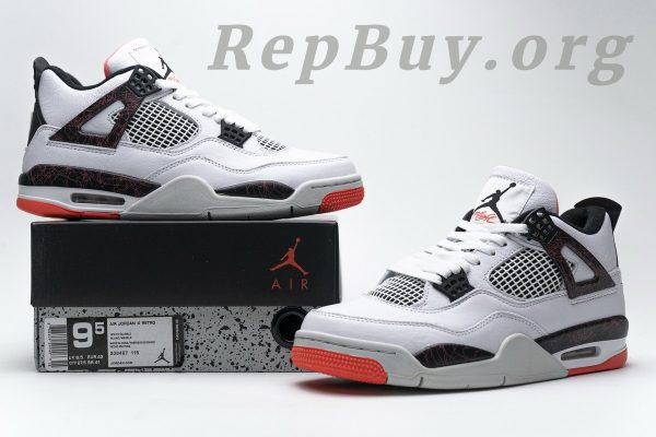Top Version Air Jordan 4 Retro Flight Nostalgia 308497-116 - 图片 23