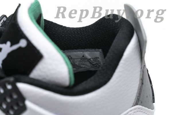 Top Version Air Jordan 4 Retro Lucid Green Rasta (W) AQ9129-100 - 图片 5