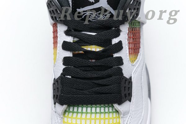 Top Version Air Jordan 4 Retro Lucid Green Rasta (W) AQ9129-100 - 图片 15