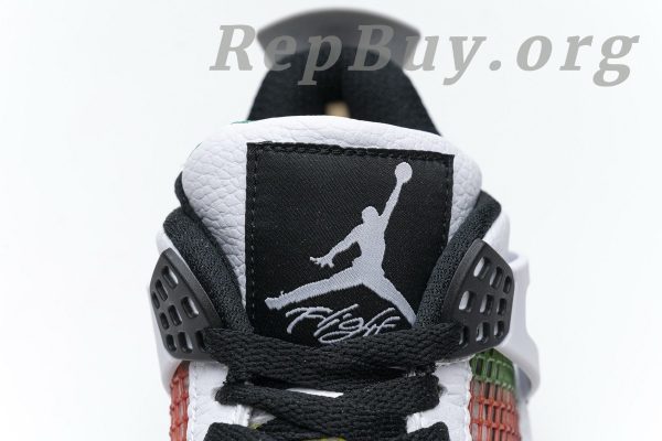Top Version Air Jordan 4 Retro Lucid Green Rasta (W) AQ9129-100 - 图片 14