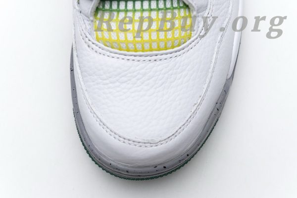 Top Version Air Jordan 4 Retro Lucid Green Rasta (W) AQ9129-100 - 图片 16