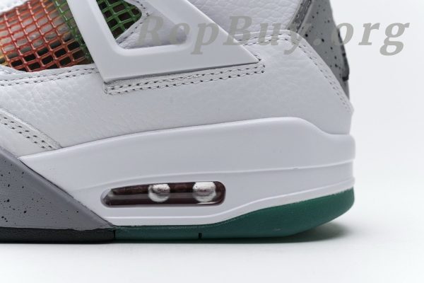 Top Version Air Jordan 4 Retro Lucid Green Rasta (W) AQ9129-100 - 图片 19