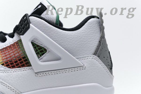 Top Version Air Jordan 4 Retro Lucid Green Rasta (W) AQ9129-100 - 图片 20