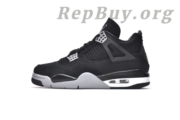Top Version Air Jordan 4 Retro Black Canvas DH7138-006 - 图片 3