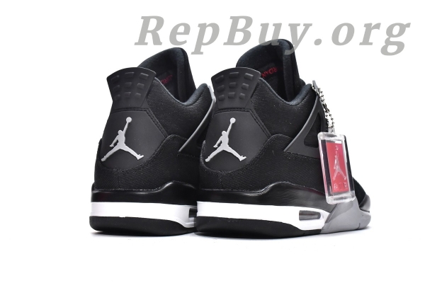 Top Version Air Jordan 4 Retro Black Canvas DH7138-006 - 图片 4