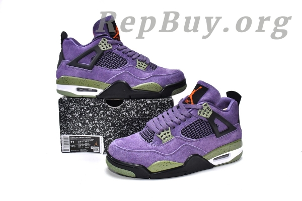 Top Version Air Jordan 4 Retro Canyon Purple AQ9129-500 - 图片 4