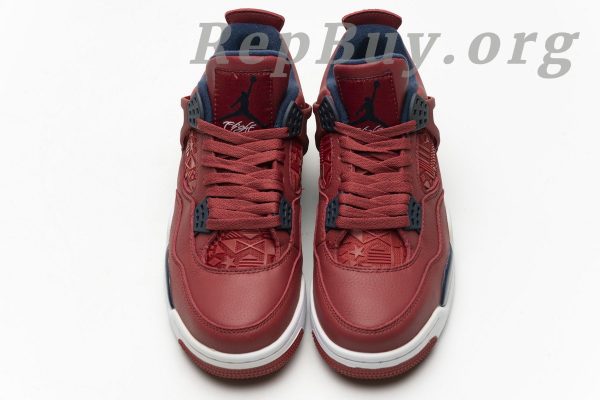Top Version Air Jordan 4 Retro FIBA (2019) CI1184-617 - 图片 4