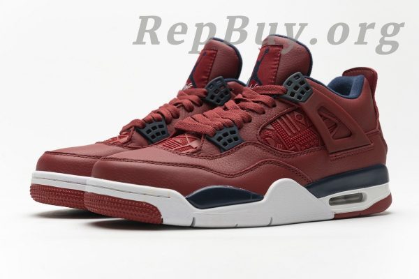 Top Version Air Jordan 4 Retro FIBA (2019) CI1184-617 - 图片 2