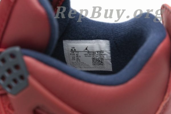 Top Version Air Jordan 4 Retro FIBA (2019) CI1184-617 - 图片 6