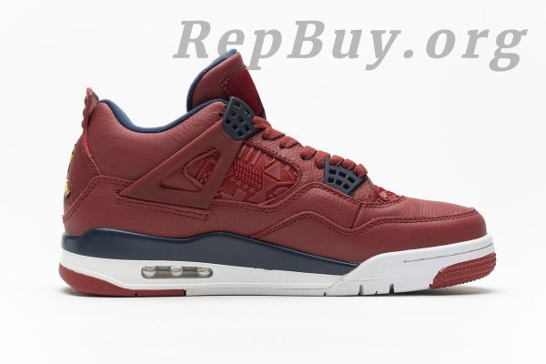 Top Version Air Jordan 4 Retro FIBA (2019) CI1184-617 - 图片 11
