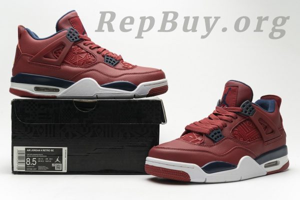 Top Version Air Jordan 4 Retro FIBA (2019) CI1184-617 - 图片 24