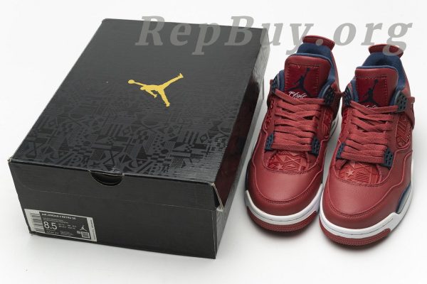 Top Version Air Jordan 4 Retro FIBA (2019) CI1184-617 - 图片 23