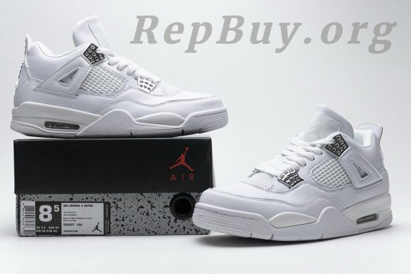Top Version Air Jordan 4 Retro Pure Money (2017) 308497-100 - 图片 25