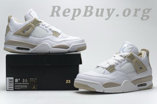 Top Version Air Jordan 4 Retro Sand (2017) (GS) 487724-118 - 图片 24