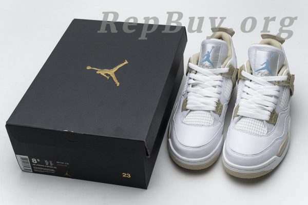 Top Version Air Jordan 4 Retro Sand (2017) (GS) 487724-118 - 图片 23
