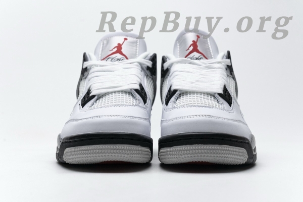 Top Version Air Jordan 4 Retro White Cement 840606-192 - 图片 3