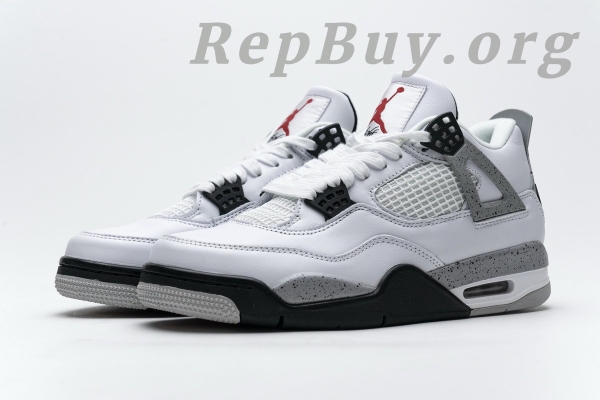 Top Version Air Jordan 4 Retro White Cement 840606-192 - 图片 2