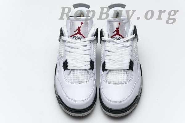 Top Version Air Jordan 4 Retro White Cement 840606-192 - 图片 4