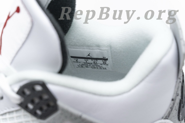 Top Version Air Jordan 4 Retro White Cement 840606-192 - 图片 6
