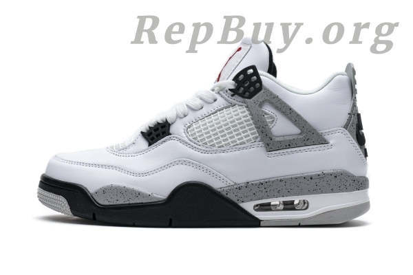 Top Version Air Jordan 4 Retro White Cement 840606-192 - 图片 13
