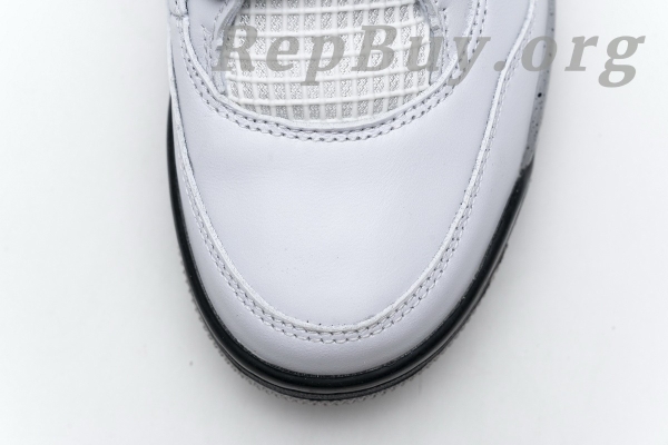 Top Version Air Jordan 4 Retro White Cement 840606-192 - 图片 16