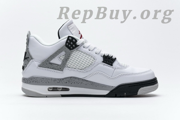 Top Version Air Jordan 4 Retro White Cement 840606-192 - 图片 11