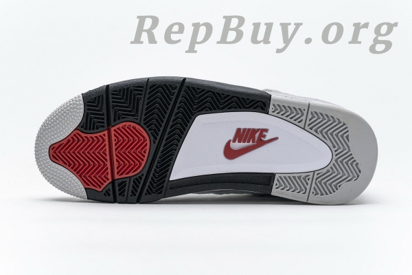 Top Version Air Jordan 4 Retro White Cement 840606-192 - 图片 12