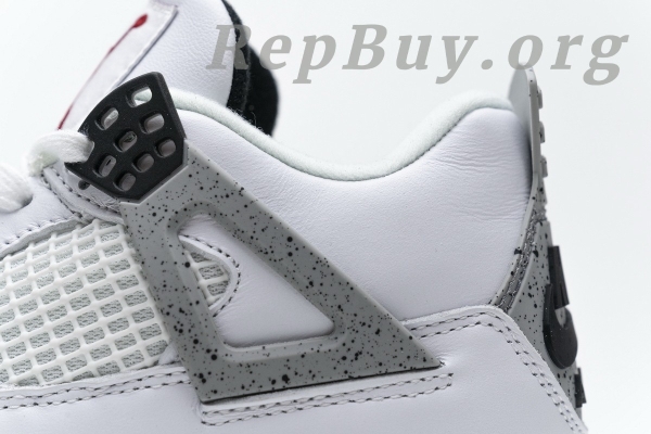 Top Version Air Jordan 4 Retro White Cement 840606-192 - 图片 20