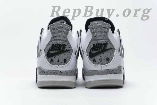 Top Version Air Jordan 4 Retro White Cement 840606-192 - 图片 22