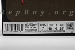 Top Version Air Jordan 6 Retro Travis Scott X Air Jordan 6 “Medium Olive” CN1084-200 - Image 10