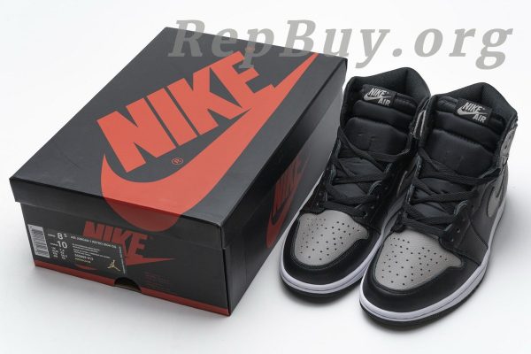 Top Version Air Jordan 1 Retro High Shadow (2018) 555088-013 - 图片 24