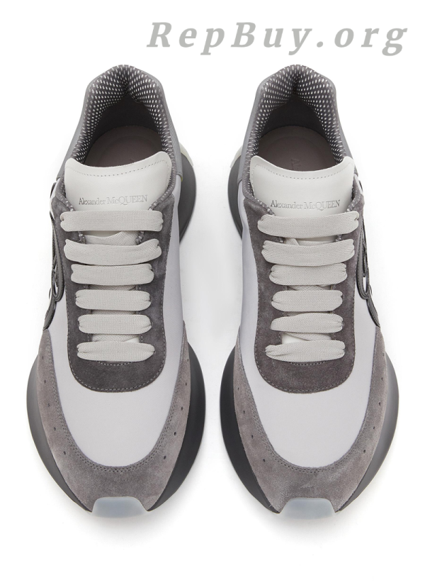 ALEXANDER MCQUEEN ‘SPRINT’ LOW TOP LACE UP SNEAKERS - 图片 3