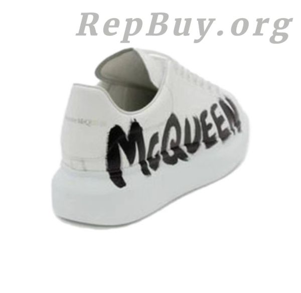 Alexander McQueen Oversized Graffiti White Black - 图片 3