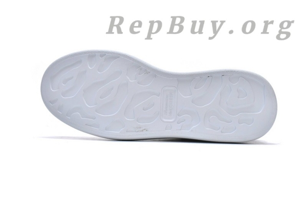 Alexander McQueen Oversized White Black(Smooth leather heel) - 图片 5