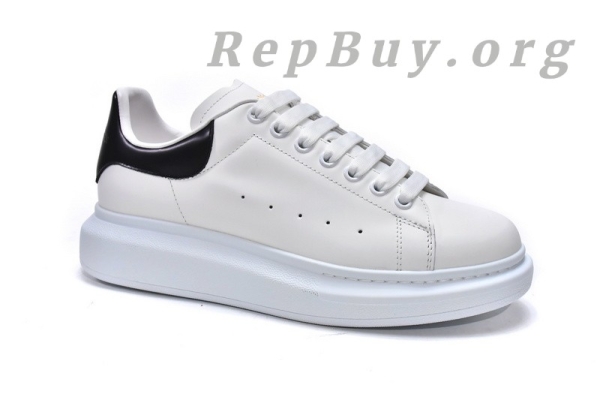 Alexander McQueen Oversized White Black(Smooth leather heel) - 图片 9