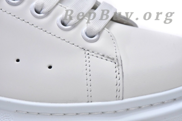 Alexander McQueen Oversized White Black(Smooth leather heel) - 图片 8