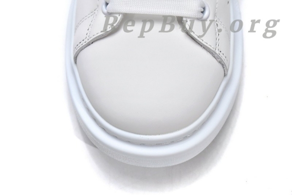 Alexander McQueen Oversized White Black 462214 WHGP7 9001(suede heel) - 图片 6