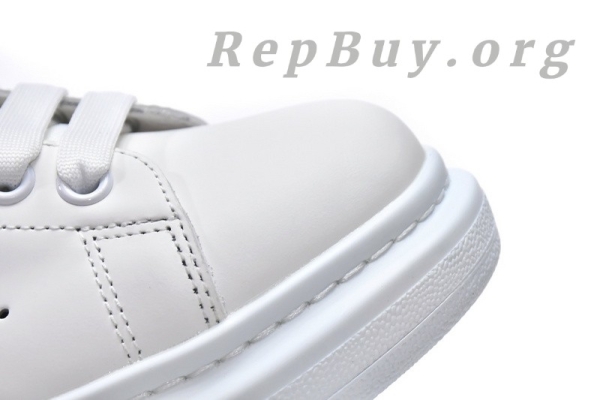 Alexander McQueen Oversized White Black 462214 WHGP7 9001(suede heel) - 图片 11